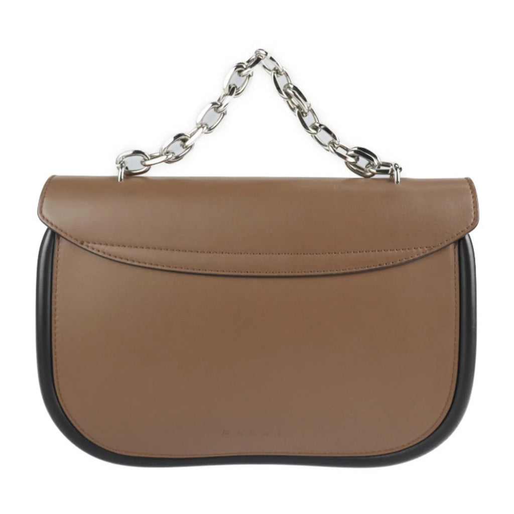 (Good) leather bag tote MARNI messenger Pre-Owned brown handbag shopping 3WAY Maruni 2WAY SBMPZ12Q01 black shoulder chain