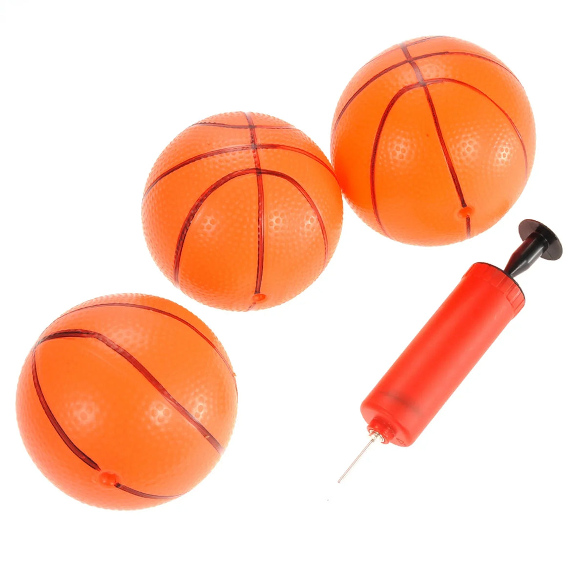 Toys Party Pump, with Mini Basketballs Beach Pool Sports self-inflating Game Gifts Mini Basketball Basketball Set, Child Supplies, Pieces for Inflation 3