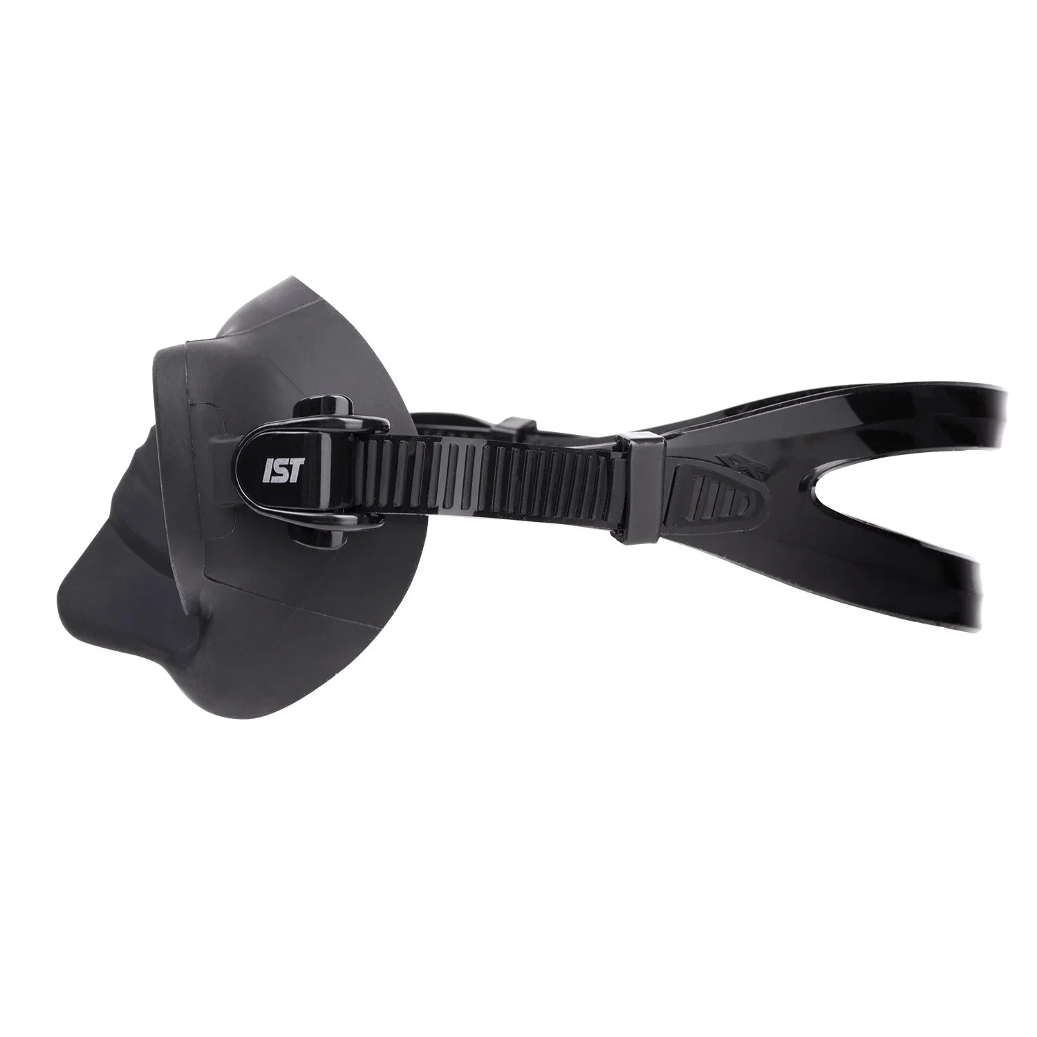 IST Dive with Finish Volume Matte Low Black Mask
