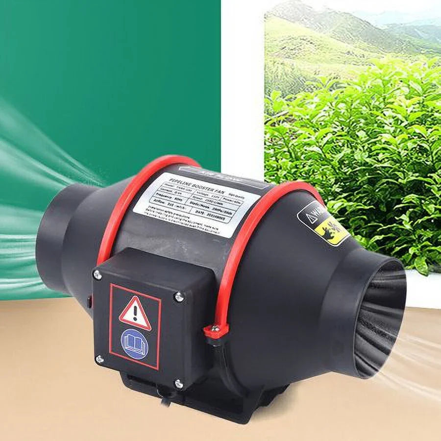 4 Vent Exhaust 310CFM Ventilation Fan Duct Fan Vent inch Inline Blower