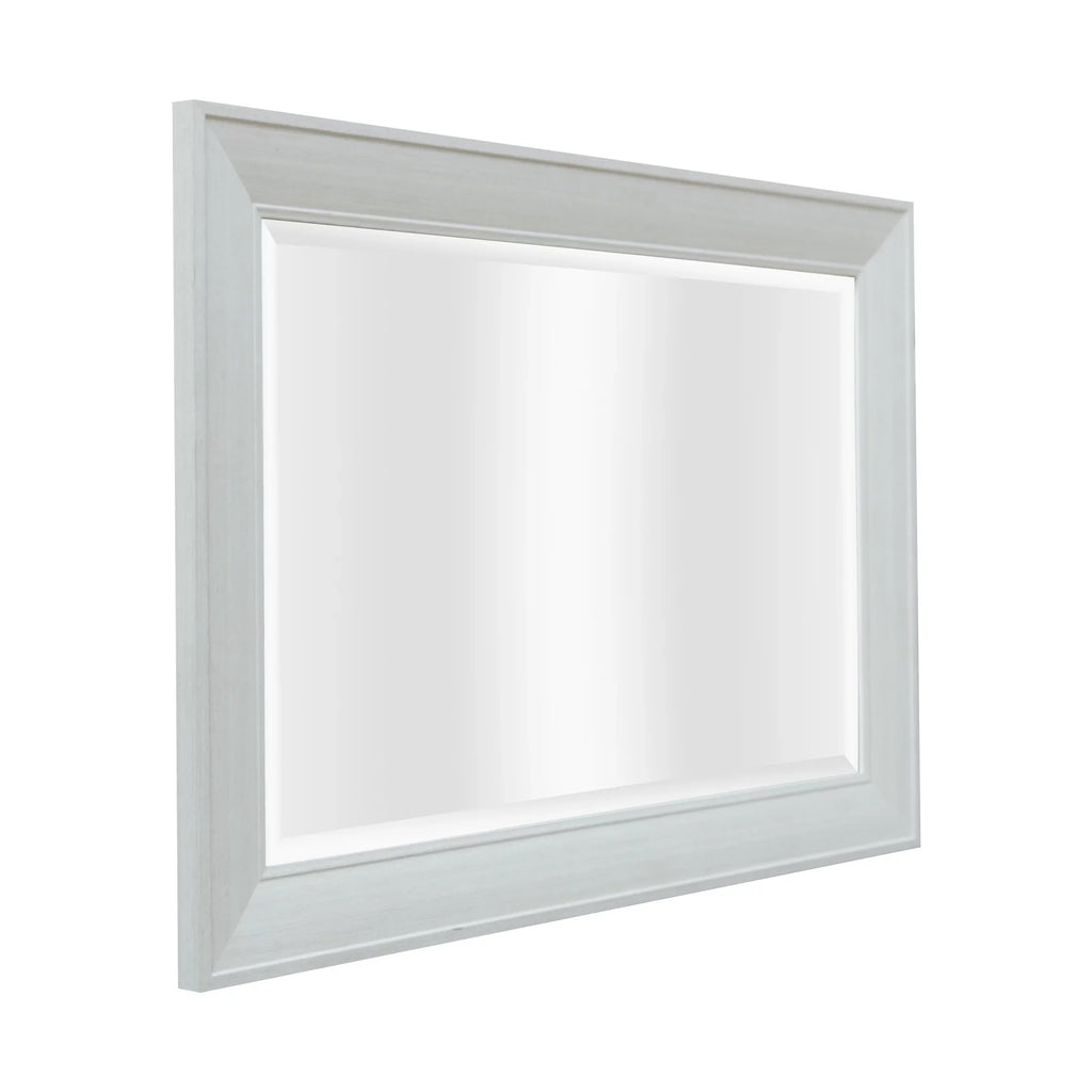 Grey 36" Homes Better Rectangle Mirror, MDF Garden Wall 24" x Modern &