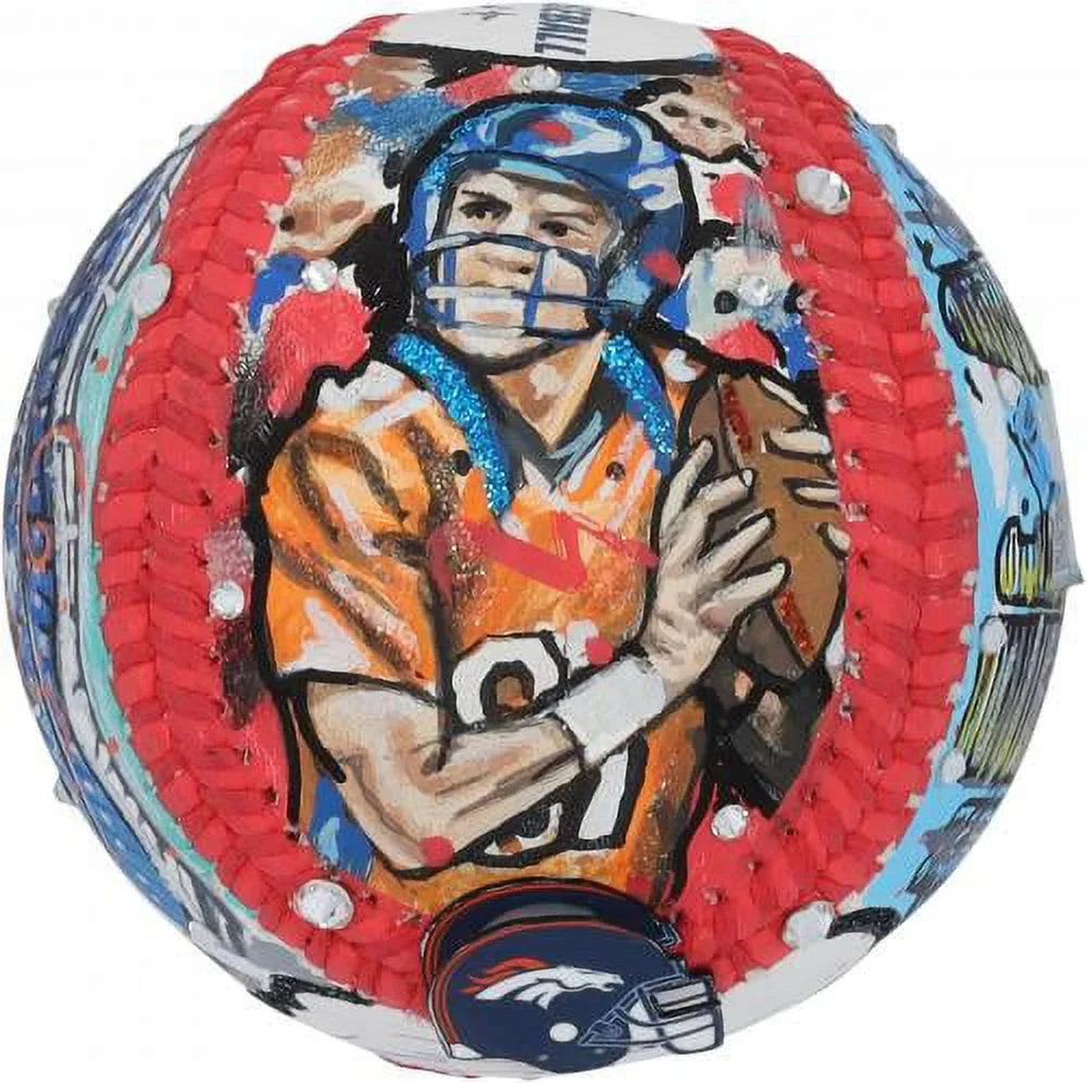 Authentic Manning Autographed Broncos by - Baseball Certified - Art Denver Charles Fanatics Peyton - Fazzino LG20377145
