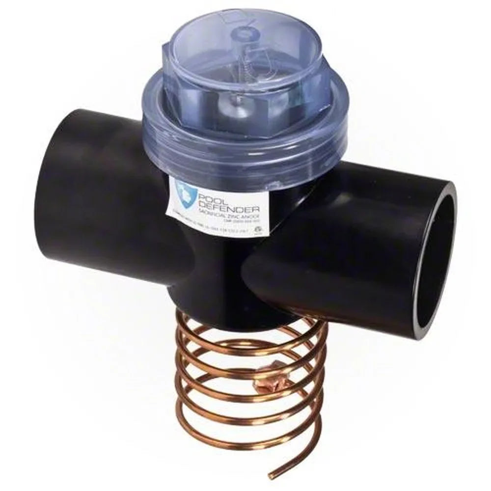 Defender Compact Zinc Replacement 2" Anode W/ Spigot CMP Pool Copper 2.5" Wire