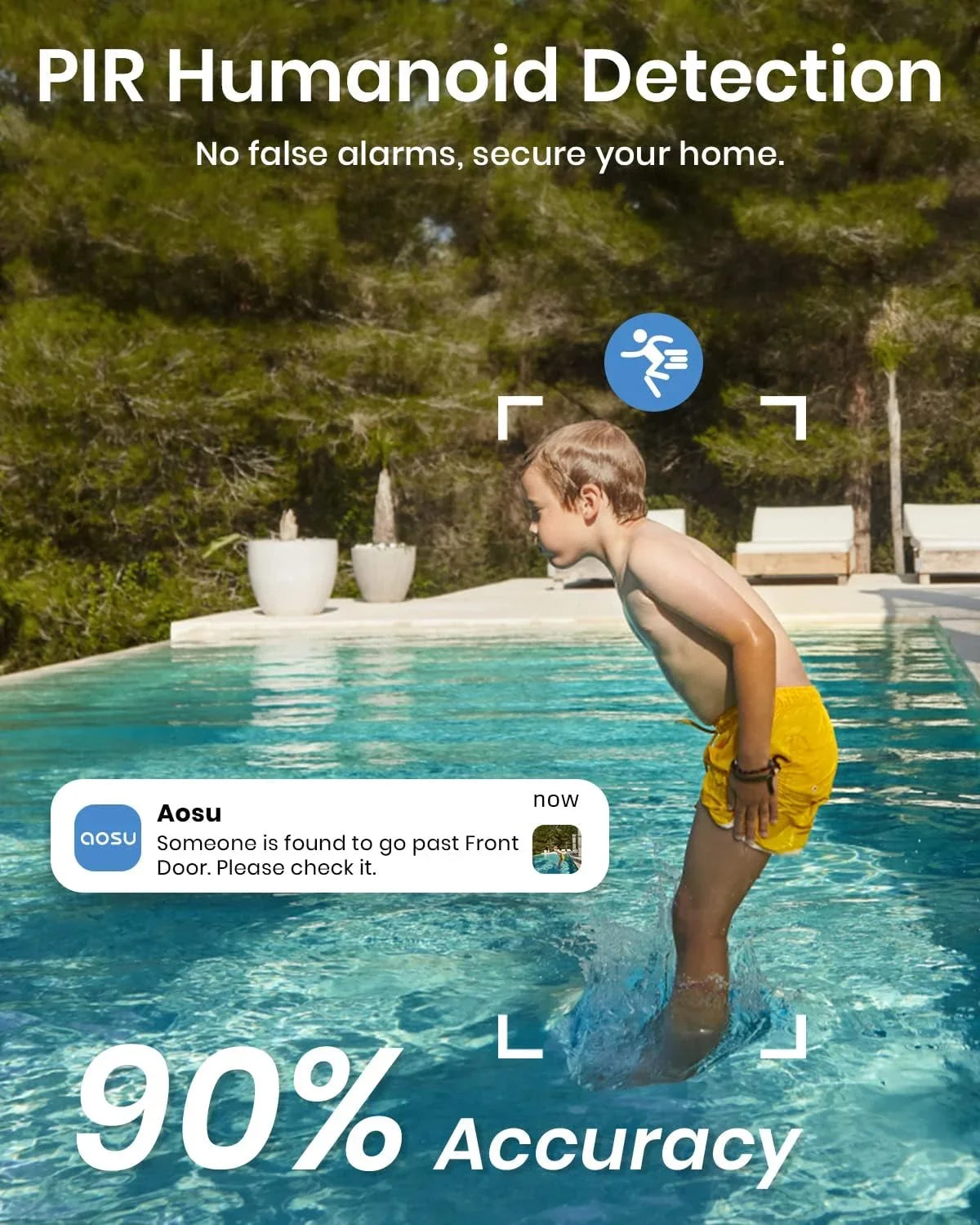 Cameras Wireless Detection with Motion Outdoor Spotlight Talk,Wifi Color with 2-Way Work Alexa 2K Security Alarm, with Outdoor Camera Siren AI Night Vision, & Solar