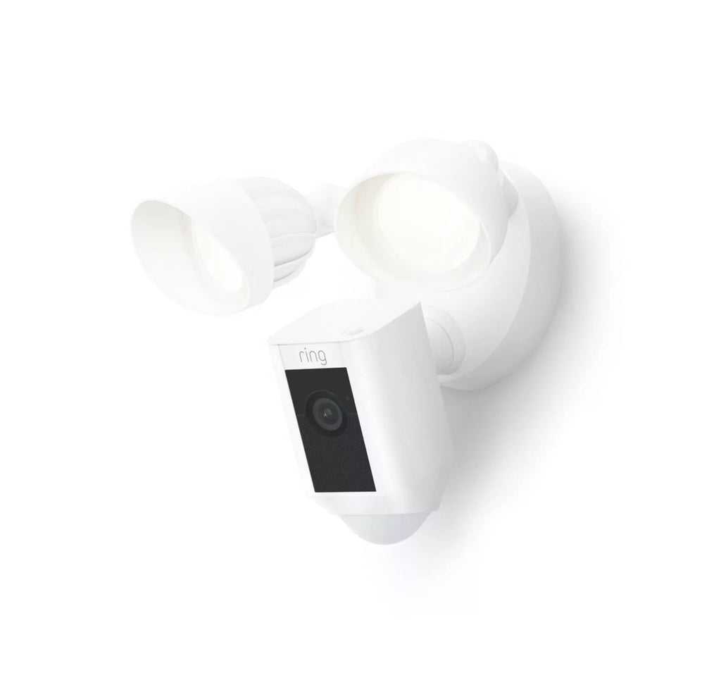 Motion White, Activated (Refurbished) WiFi, Restored Wired Release, Ring_Floodlight HD, Cam IP/Network Plus Outdoor, 2021 with