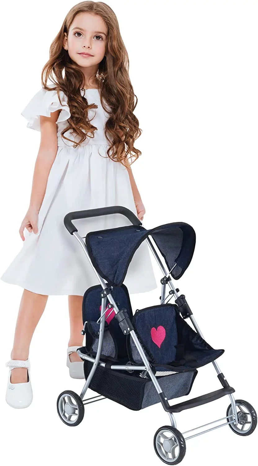 Toy Doll Twin Doll New York Baby The Stroller Stroller Doll Collection Denim