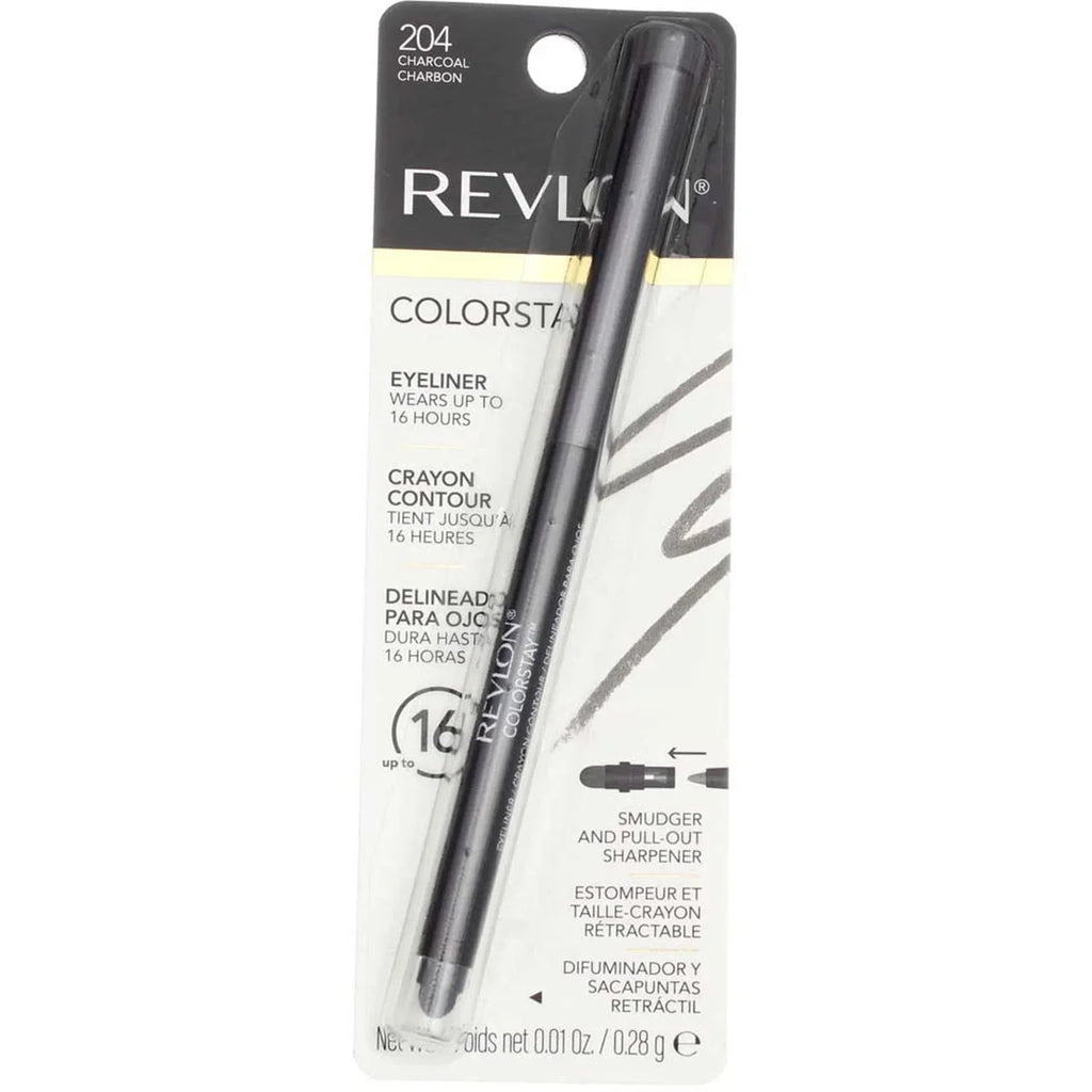 Of Charcoal Eyeliner Colorstay 4) 0.01 (Pack Pencil, [204], Oz Revlon