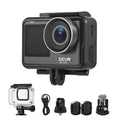 Yabuy -shaking Screen Waterproof Camera with Action Streaming 20MP Dual Camera SJ11Active Camera mobile Support Live Waterproof Adapters Case Action