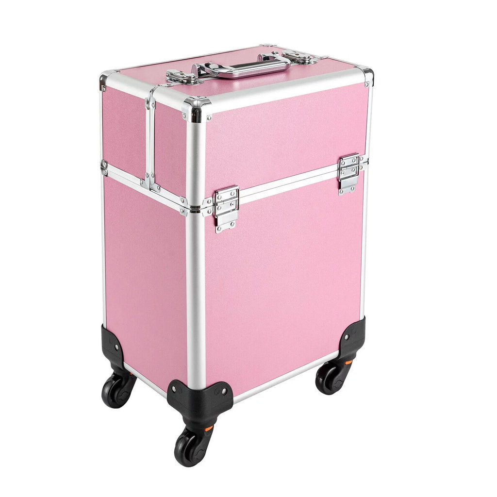 Makeup Trolley Train Makeup Storage Case Organizer Cosmetic Rolling Professional