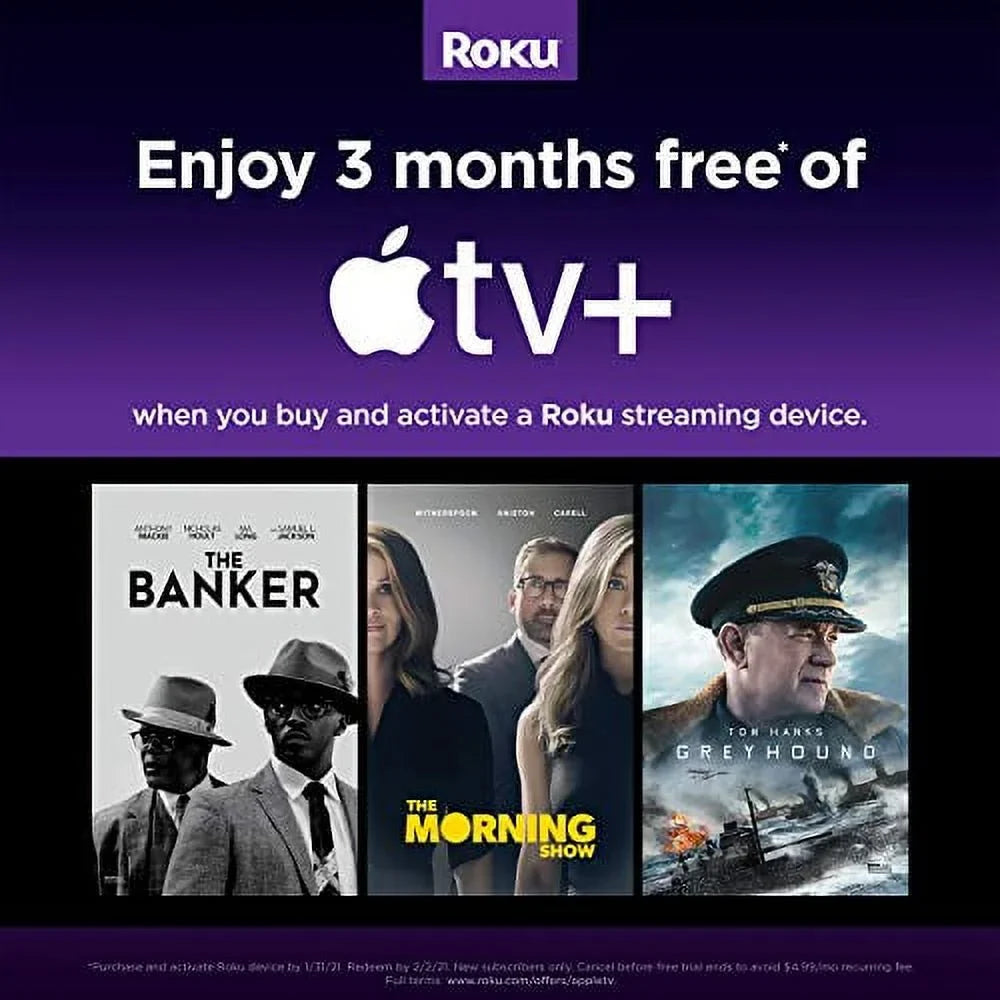 Streaming with Media Premium JBL | Headphones Roku 4K/HD/HDR Player Ultra
