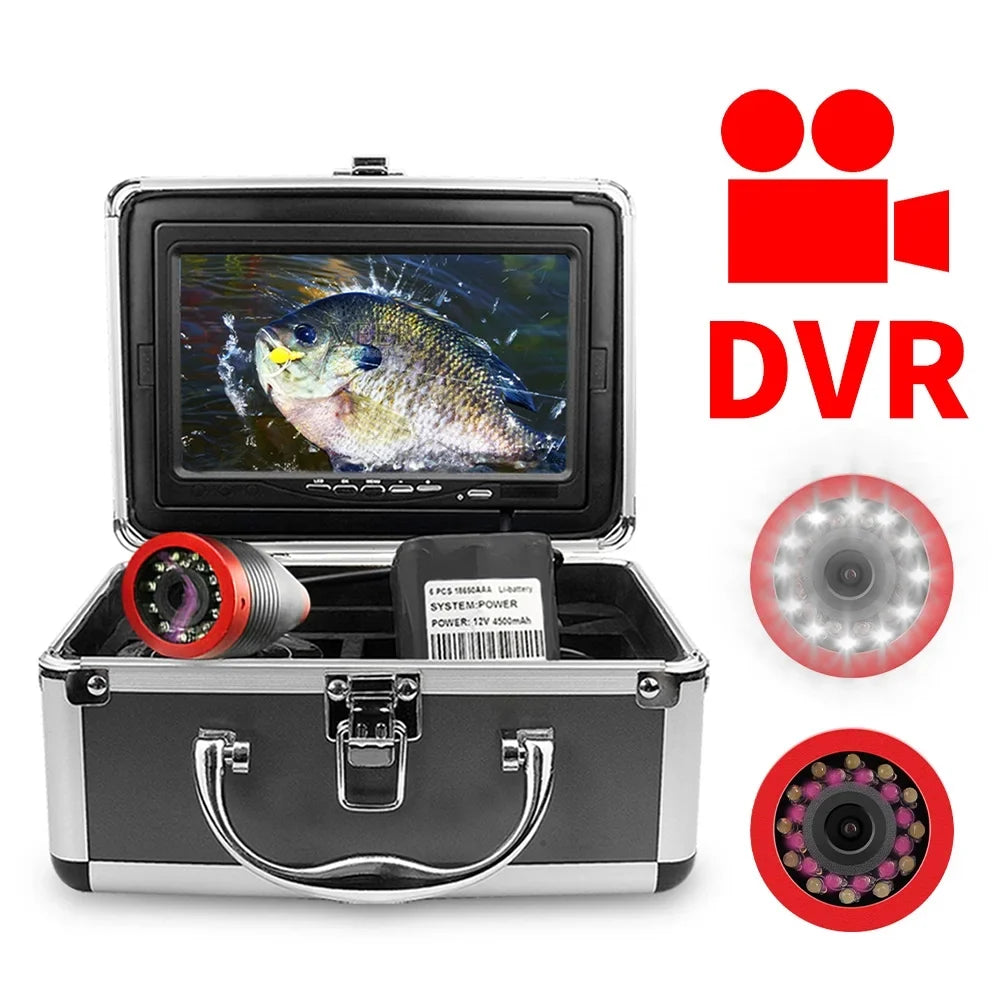 Underwater Compact Finder Convenient Fishing, and movable Fish Camera Inch Video for 7 Anglers Traveling Lightweight, Lake Fishing Erchang DVR Sea for