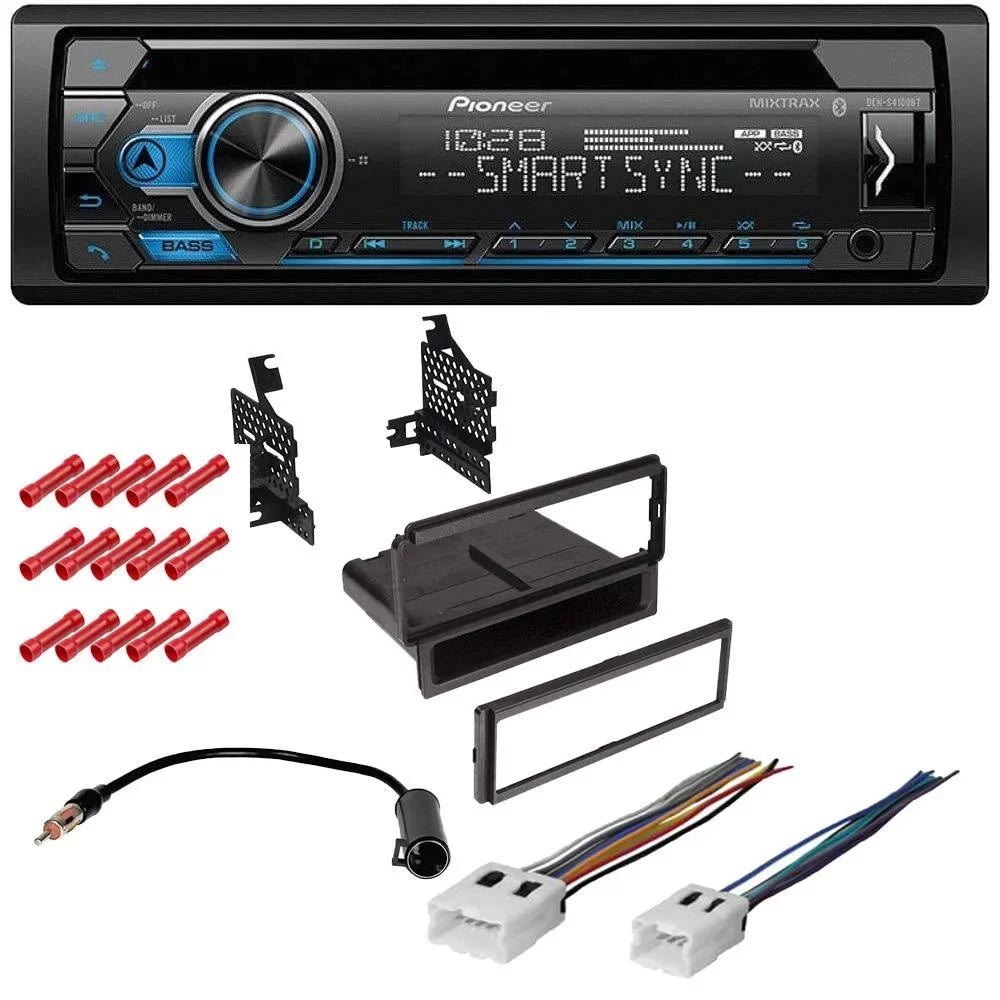 Radio Radio, Installation Car Din 2014 W/Base KIT2619 complete CD/AM/FM Stereo Bluetooth Radio Pioneer Versa Kit Kit Nissan Bundle for with and in-Dash Single