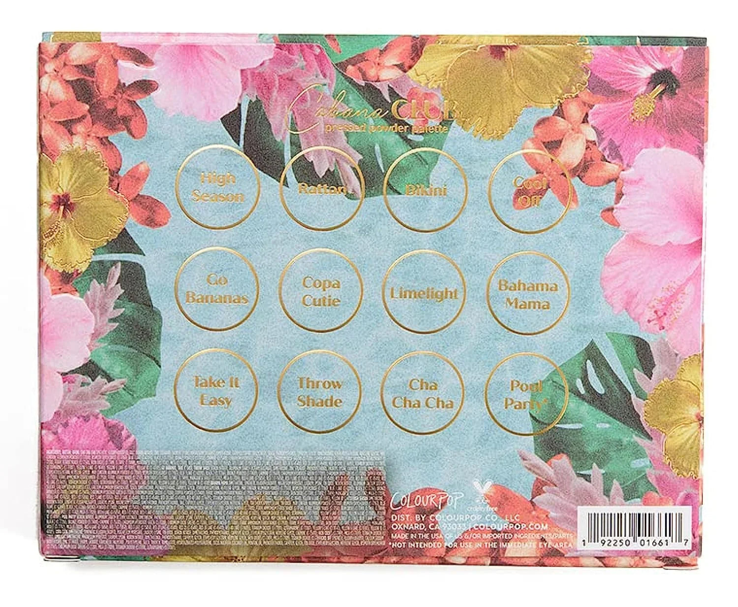 Eyeshadow Club) Colourpop (Cabana Palette