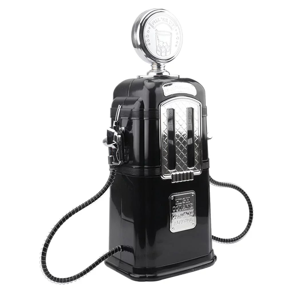 Dual Gas Dispenser Station Pump Gas Dispenser Black Vodka Beverage