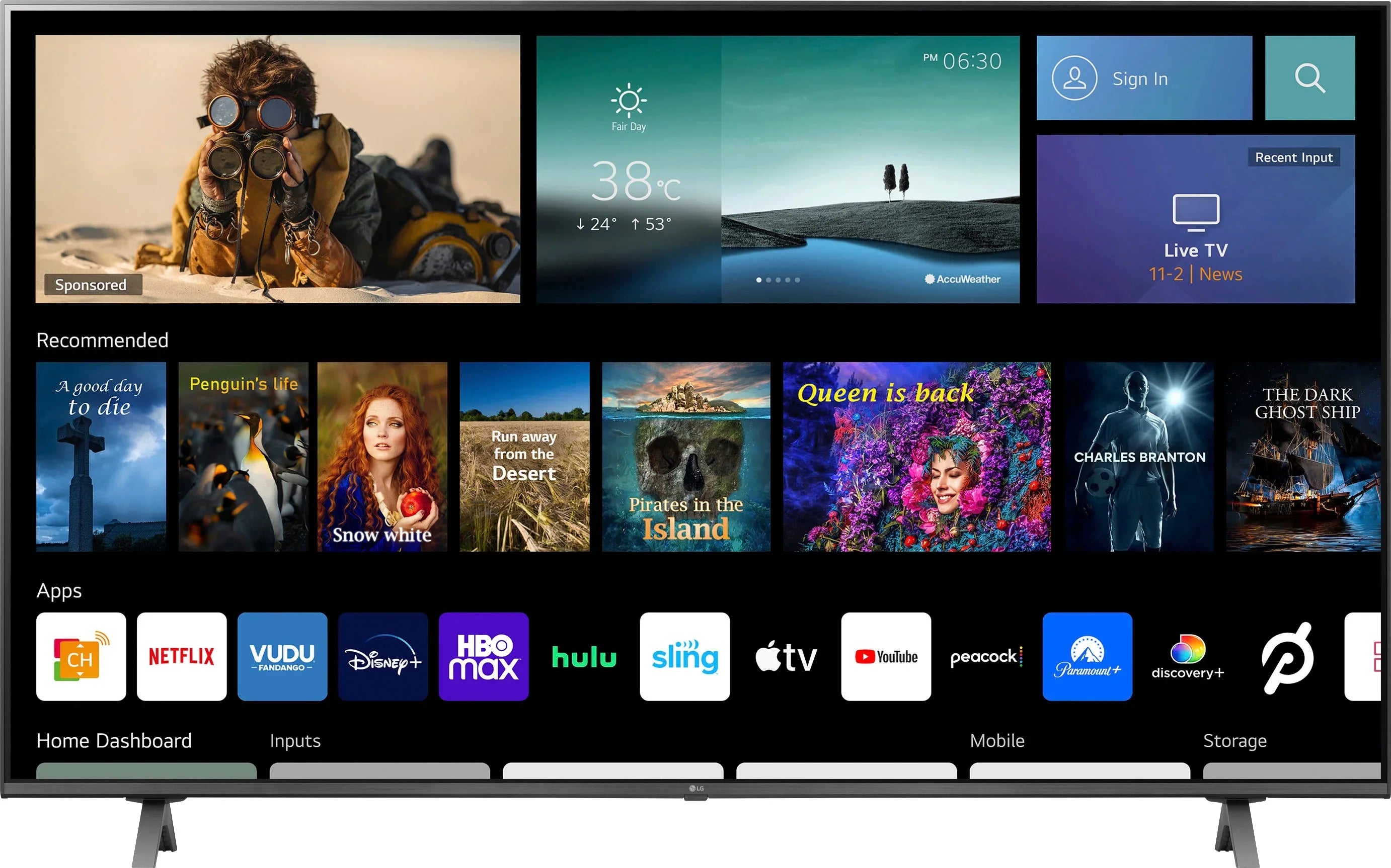 (50NANO75UQA) LED LG 4K Smart (2160p) Class TV (Refurbished) Restored 50"