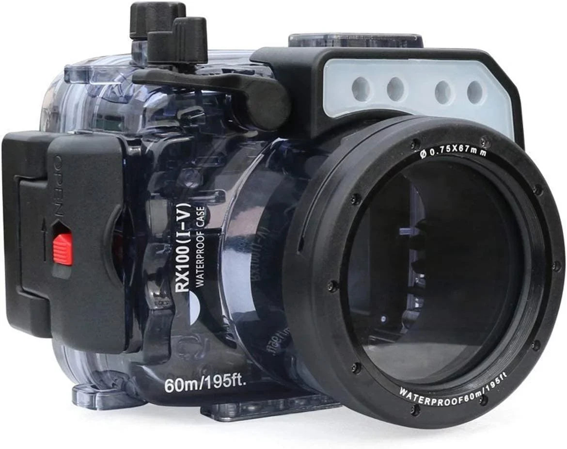 IV Dome Waterproof Hands Port M4 M2 Two II case Aluminium M5 w/ 60M RX100 Camera Seafrogs M3 III RX100 Sony Underwater & V Kit, I Housing for Tray