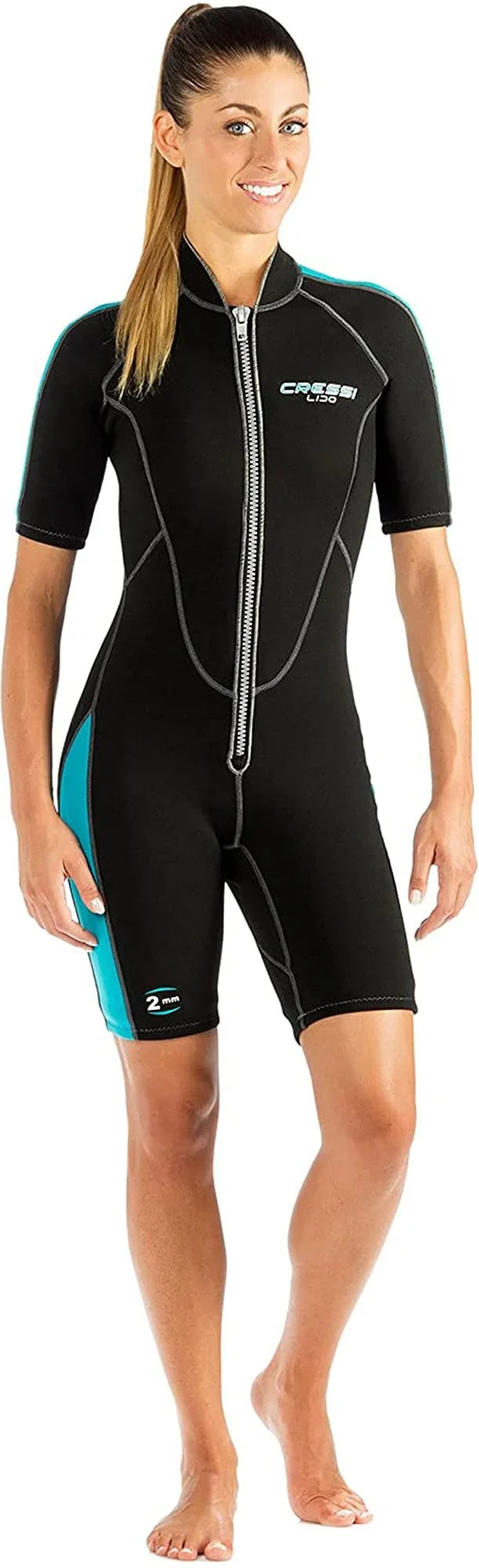 Cressi Wetsuit Women's Shorty Lido 2mm