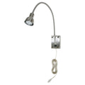 Lamp Metal Wall LED Lighting Gooseneck Durable Reading 3.5" Silver Cal in