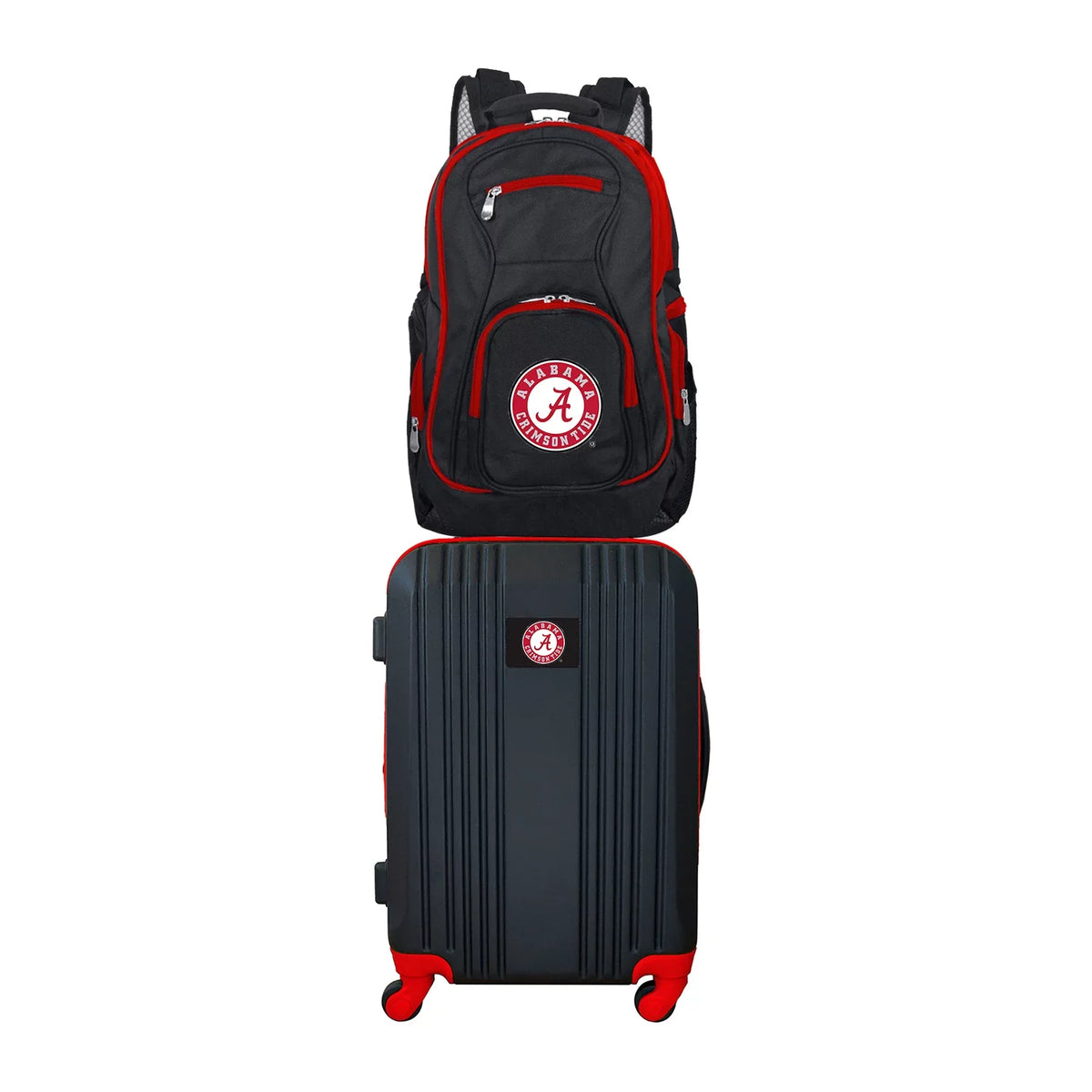 2-Piece and Tide Crimson Set Luggage Backpack NCAA Alabama