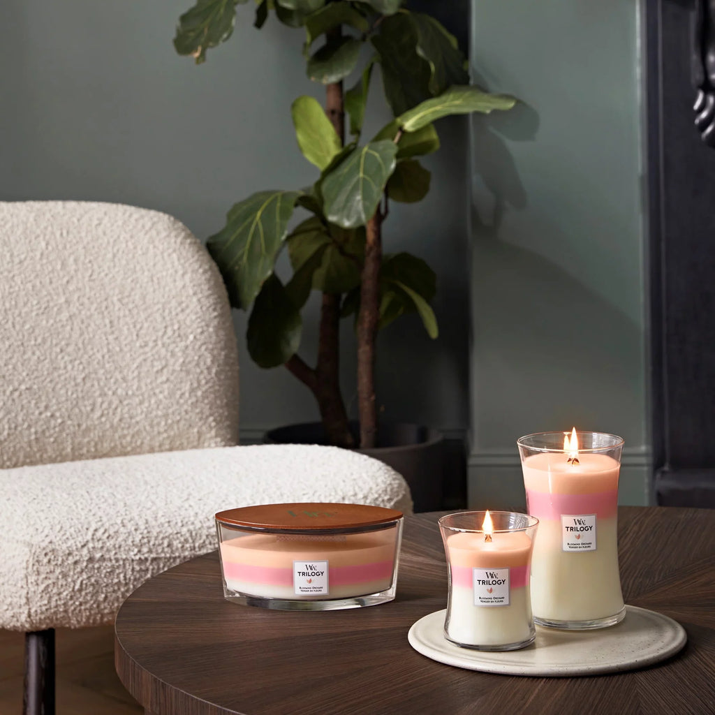 Blooming Candle - Orchard Trilogy Ellipse WoodWick
