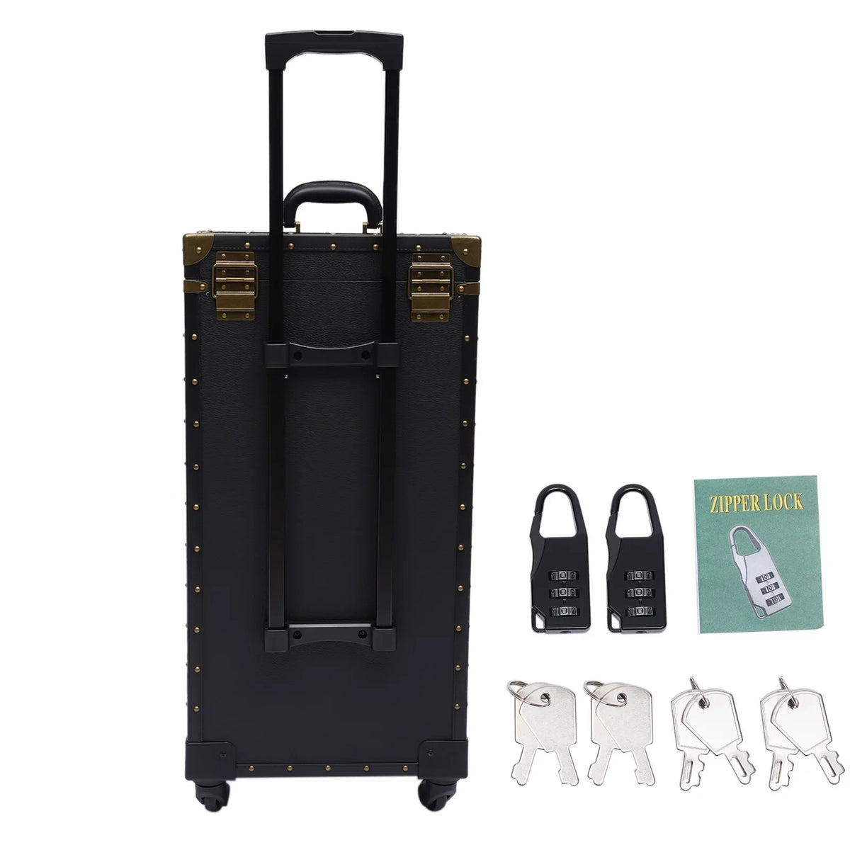 Hair with Trolley Dryer Aiqidi Box Beauty Case Holder Hairdressing Stylist Cosmetic Lockable Organizer Tool Rolling Travel Makeup Salon Train Barber Luggage