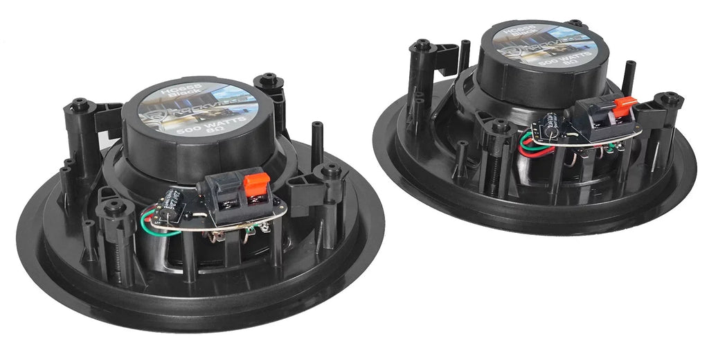 Rockville SINGMIX 8" Ceiling Black Receiver Amp+(4) Bluetooth Home 5 Speakers