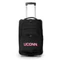 Huskies MOJO Black Suitcase Softside Carry-On 21" Rolling UConn