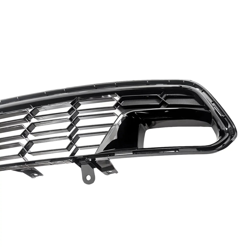 For W/O C7 Front Chevrolet Bumper Grille 14-19 Black Corvette Lower Camera Gloss