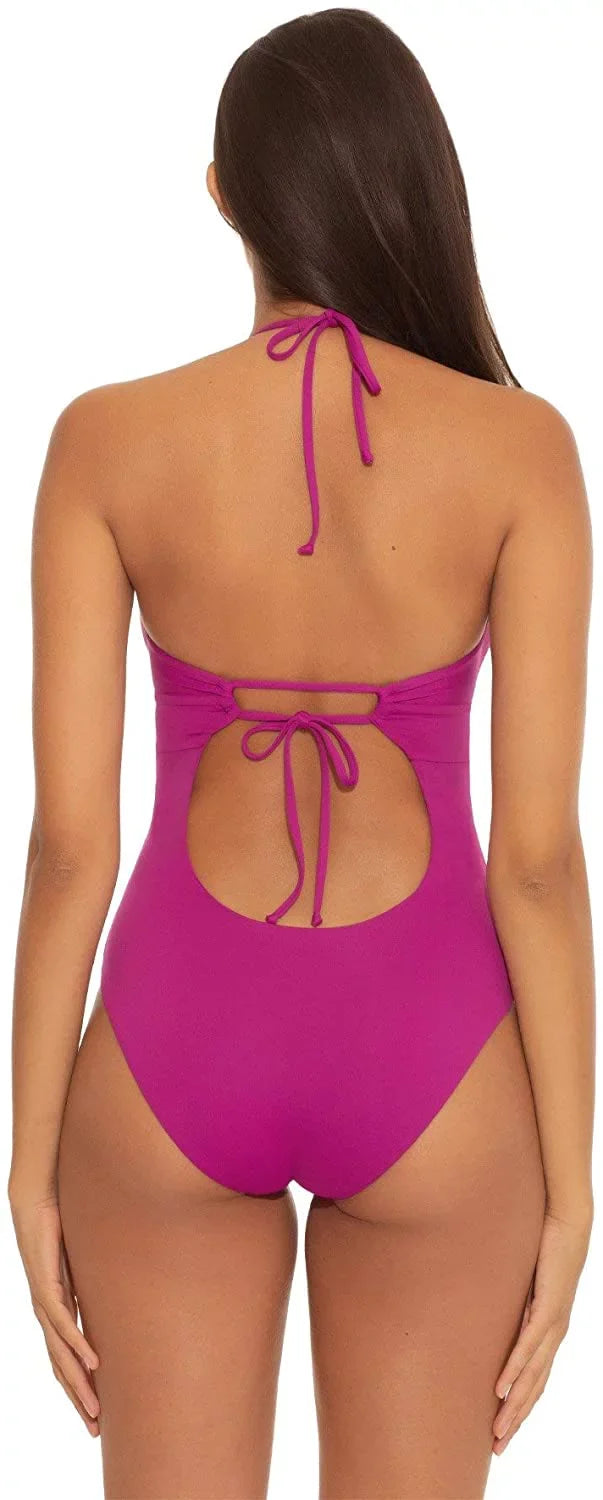 US Becca Swimsuit, Small Convertible BERRY Rebecca Virtue by Color One-Piece