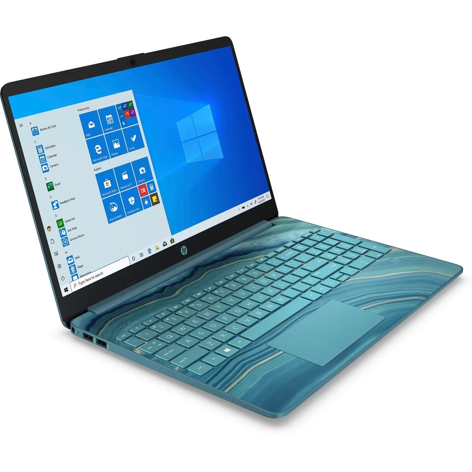 SSD (Refurbished) RAM, Pentium 7505, Restored 256GB 8GB Laptop Touch HP 15.6" Gold Intel 15-dy2026ds