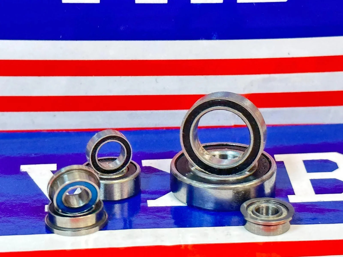 Chrome RC Associated Steel Bearing 8 set Team of Scale