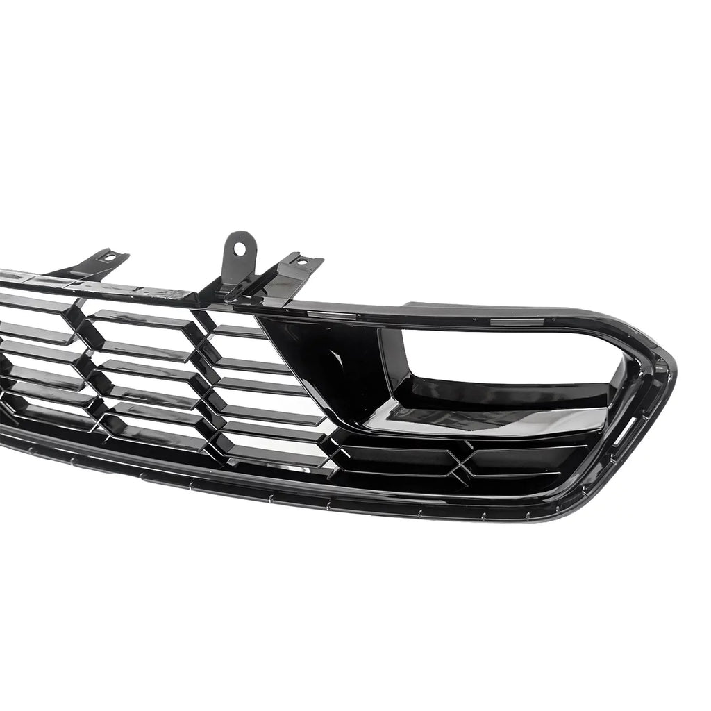 For W/O C7 Front Chevrolet Bumper Grille 14-19 Black Corvette Lower Camera Gloss