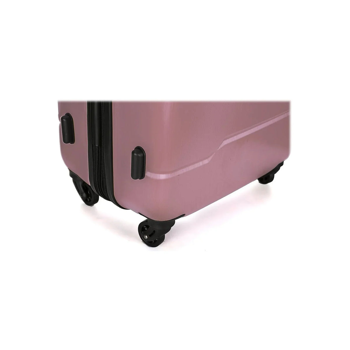 RODEZ Gold Plastic 3-Piece Set Luggage (DKRODSML-ROS) Rose DUKAP
