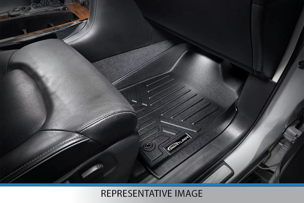 2 36 Black x in. for SA0363-B0478 Smartliner Ford Liner Mats 2014-2021 Set Transit Row Floor Connect, x 28 5