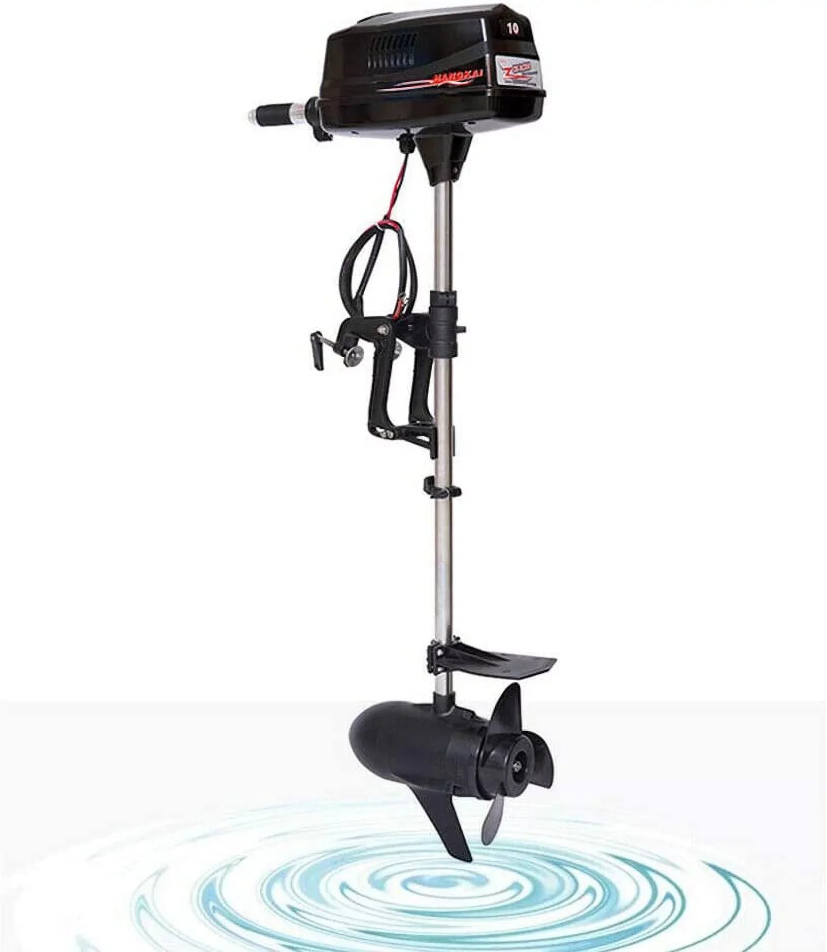 Kayak 10HP Outboard Engine Tiller Brushless Duty Motor for 60V Fishing Boat Propeller Engine Miumaeov Outboard Electric Control Heavy Boat Canoe Motor Trolling Fishing Boat 2200W Trolling