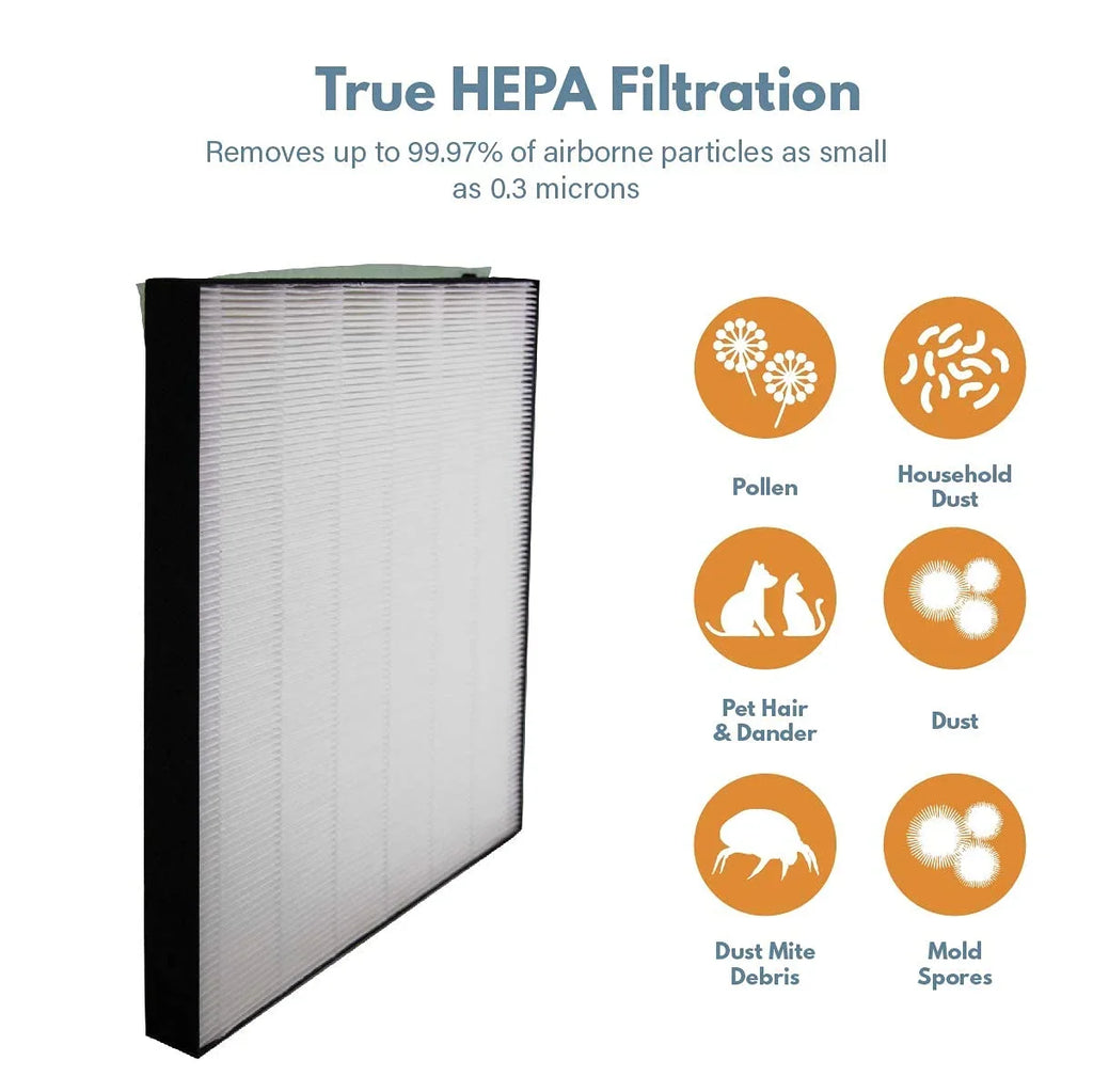 3 2521 oxygen Bissell HEPA Compatible Purifiers, for Filter-Monster air400 True Pack Filter Replacement with