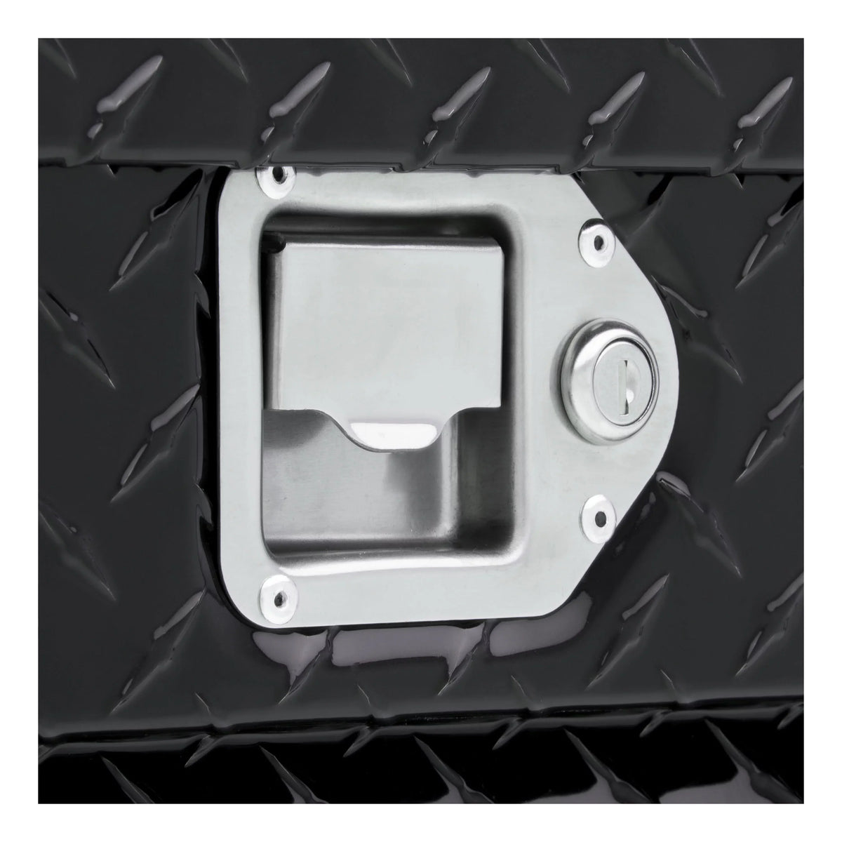 Box, UWS Lid RigidCore Truck Heavy-Wall EC30102 Side Tool Gloss Black Aluminum 48-Inch