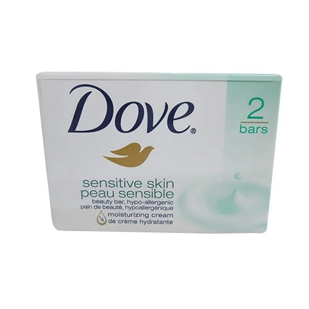 Beauty 3 Skin Oz, Ea, Soap, 2 - Dove Pack Bar 4.25 Sensitive