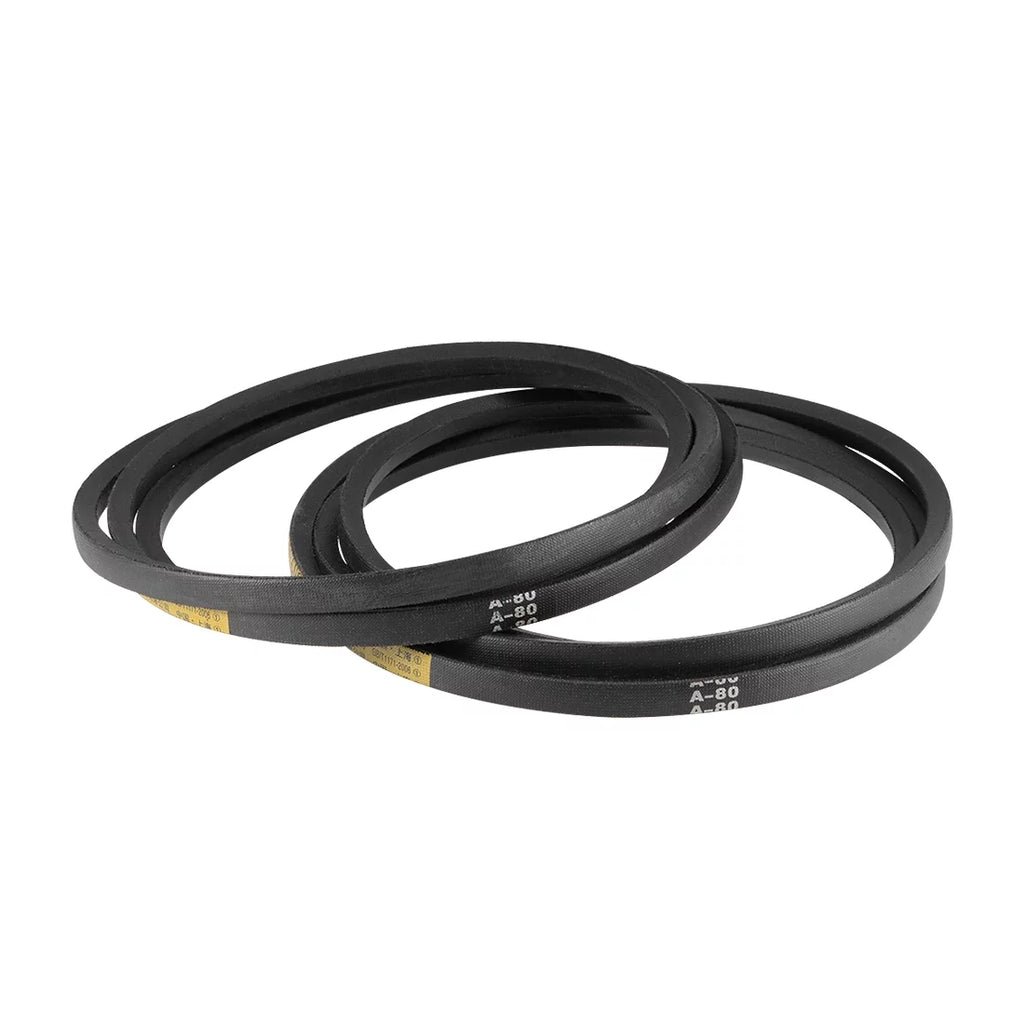 2pcs 80" A-Section Belt Rubber Mid-Perimeter, V-Belts A80 Drive