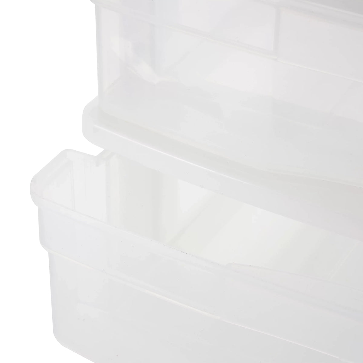 4 Storage (4 Drawer Lid, Organizer Living Desktop Gracious Pack) White w/