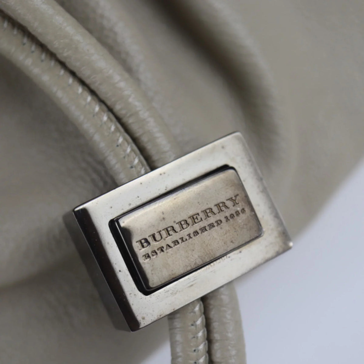shoulder BURBERRY Pre-Owned tote (Good) 2WAY bag Burberry beige leather