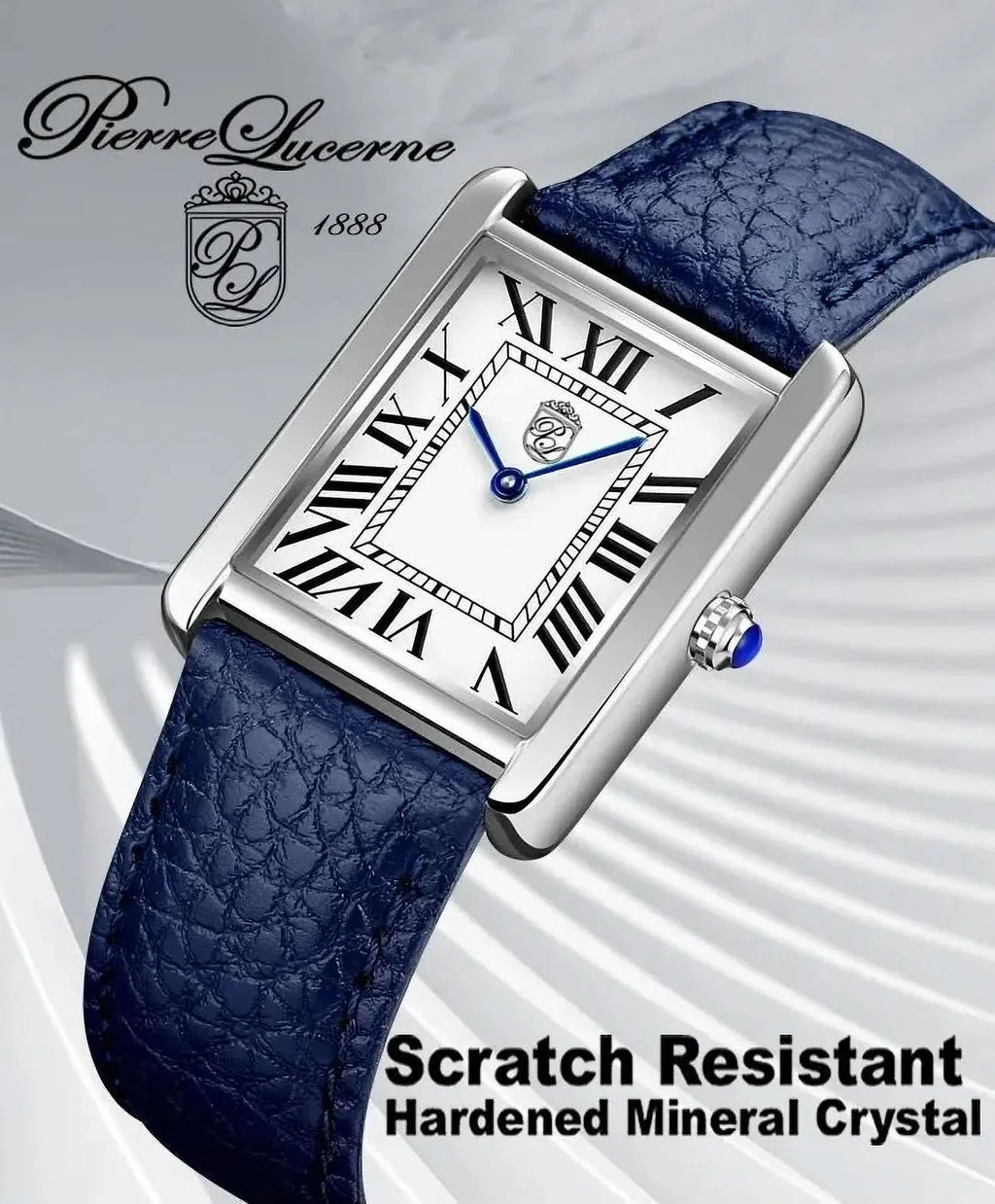 Dress Swiss 1888 Pierre Style Lucerne Mens Classic Louie Watch Must Vintage Band Tank