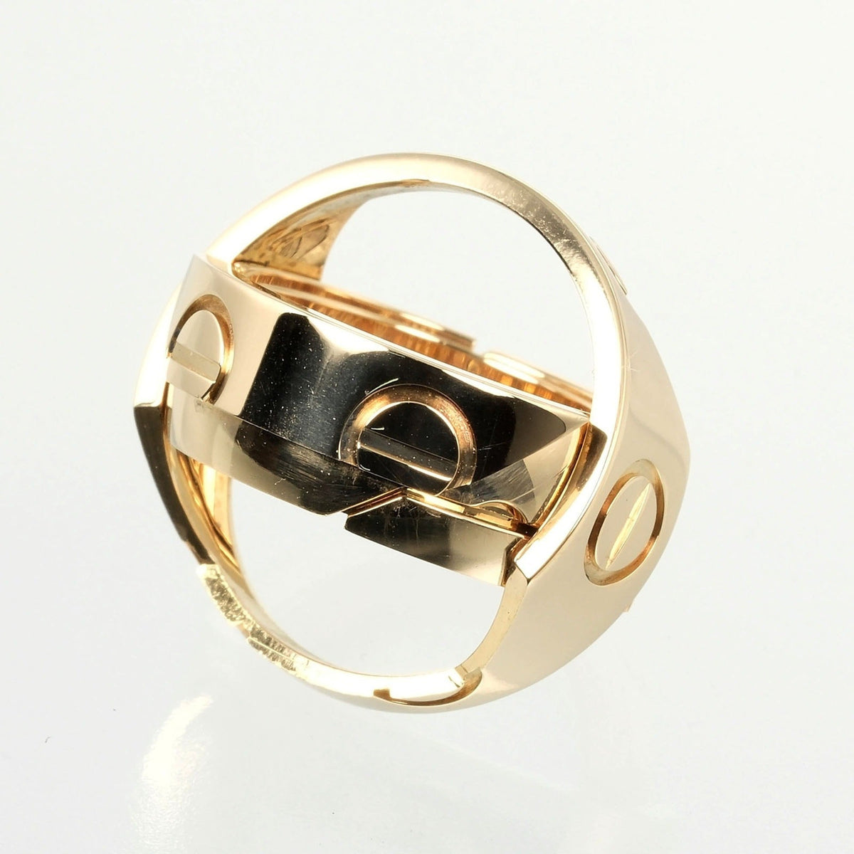 Cartier (Good) gold, Love YG yellow size approx. Pre-Owned ring, Astro K18 9 11.68g I132124018