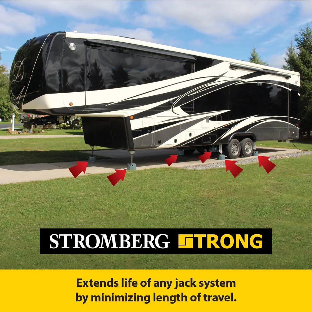 Capacity Trailer Extreme Pad Stromberg Stands, - RV Pack) Jack (6 Travel for Base Block, - Trailers, Camper 6000 Accessories Pads Jack Jack Carlson Accessories, Max lb Jack, RV 7" Trailer Block,