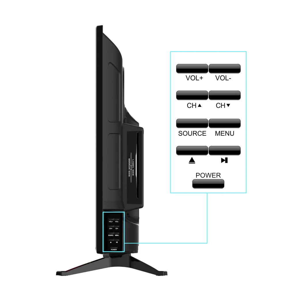 DVD 720P Player 32" Class LED E325BD-SR HD Built-in TV Sceptre with