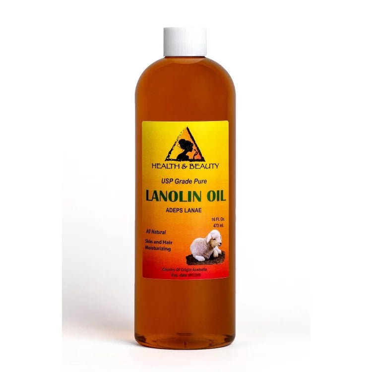 64 PHARMACEUTICAL 100% PURE LANOLIN HAIR OZ MOISTURIZING USP SKIN LIPS OIL GRADE