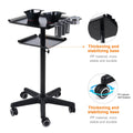2 Salon Wheels Cart Movable Hair Stand Beauty Clinic Salon Cart Salon Cart With Stand Trolley,Station Movable Hair Salon 2-tier Adjustable Salon Adjustable Adjustable On Hair Beauty 2 Salons Bestauty