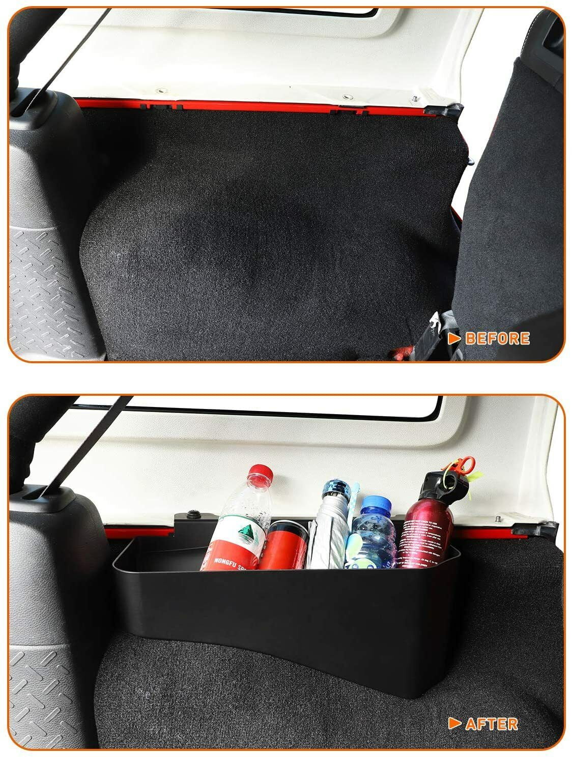 Trunk Rear Storage Tray Wheel Box Teledu Well Bin Organizer