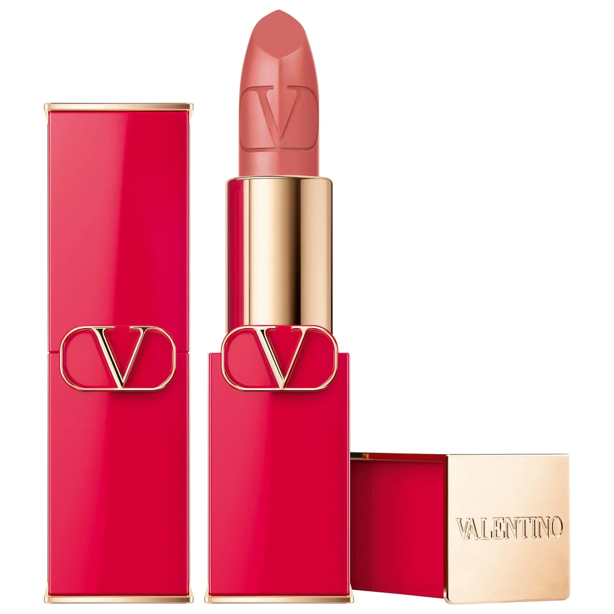 '- Valentino Valentino Refillable 101A Beige Pigment - Lipstick nude pink soft Rosso High Hot