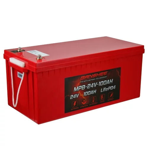 | Battery 5-Year Systems High-Performance for 100AH Off-Grid and Warranty Energy 24V | LiFePO4 Storage Solar